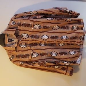 Panhandle Slim mens vintage shirt South  Western pattern